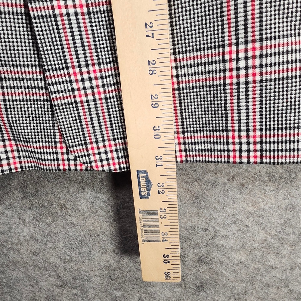 Free Assembly Women Plaid Double Breasted Blazer Jacket Multi Color Size XXL New - Picture 6 of 16